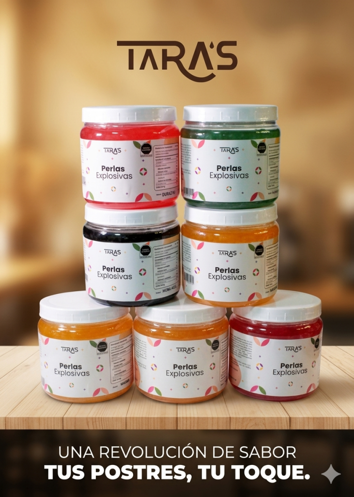 Una explosión de sabor con Perlas Explosivas de Tara's.