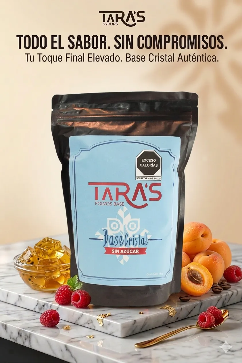 Base cristal sin azúcar para bebidas frías Taras México